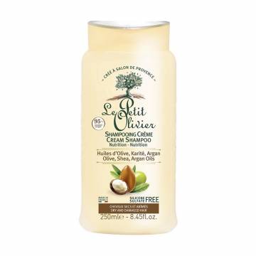 Питательный шампунь Le Petit Olivier Olive, Shea, Argan Oils Nutrition Cream Shampoo для сухих и поврежденных волос, 250 мл Питательный шампунь Le Petit Olivier Olive, Shea, Argan Oils Nutrition Cream Shampoo для сухих и поврежденных волос, 250 мл