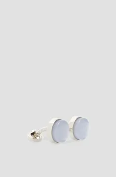 Мужские серебристые запонки Серебряный ONESIZE Karl Lagerfeld 582189.805702;10