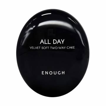 Пудра для лица Enough All Day Velvet Soft Two-Way Cake, SPF 28 PA++, 23 Natural Beige, 12 г (+ сменный блок, 12 г) Пудра для лица Enough All Day Velvet Soft Two-Way Cake, SPF 28 PA++, 23 Natural Beige, 12 г (+ сменный блок, 12 г)