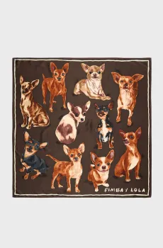 Женский коричневый платок Коричневый ONESIZE Bimba Y Lola 261BAPN71.10600