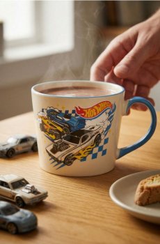 Керамічне горня Hot Wheels - різнобарвний