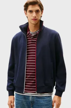 Мужская темно-синяя спортивная кофта GLOBAL Синий XXL Tommy Hilfiger MW0MW40481