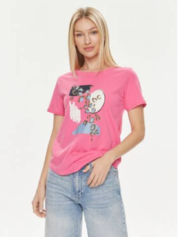 Fransa Футболка 20613466 Рожевий Regular Fit Fransa Футболка 20613466 Рожевий Regular Fit
