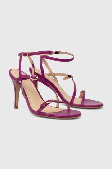 Кожаные сандалии Alohas Alyssa цвет фиолетовый S100136.03 Кожаные сандалии Alohas Alyssa цвет фиолетовый S100136.03