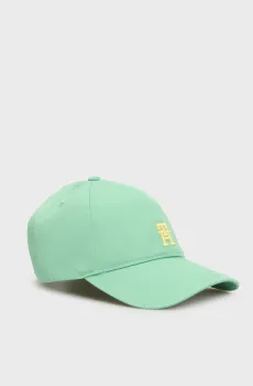 Мужская зеленая кепка TH IMD COLOR 6 PANEL CAP Зеленый ONESIZE Tommy Hilfiger AM0AM13542