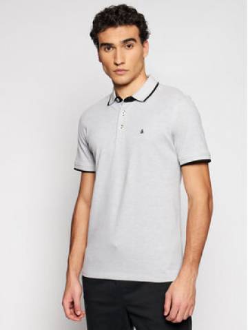 Jack&Jones Поло Paulos 12136668 Сірий Slim Fit Jack&Jones Поло Paulos 12136668 Сірий Slim Fit