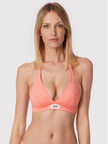 Tommy Jeans Верх від купальника Halter UW0UW03722 Оранжевий Tommy Jeans Верх від купальника Halter UW0UW03722 Оранжевий