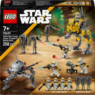 Конструктор LEGO Star Wars Бойовий загін бійців-клонів 327-го галактичного корпусу (75431) Конструктор LEGO Star Wars Бойовий загін бійців-клонів 327-го галактичного корпусу (75431)