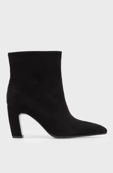 Женские черные замшевые ботильоны Daniele Черный 37 PRPY PRFLT5725W