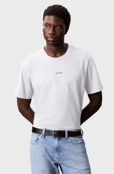 Мужская белая футболка PIQUE NANO Белый XL Calvin Klein LV04LC241G