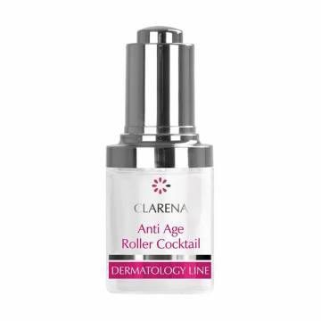 Коктейль для мезотерапии лица Clarena Dermatology Line Anti-Age Roller Cocktail, 30 мл Коктейль для мезотерапии лица Clarena Dermatology Line Anti-Age Roller Cocktail, 30 мл