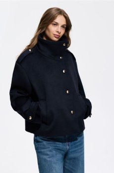 Reserved - LADIES` OUTER JACKET - темно-синій - 101KY-59X