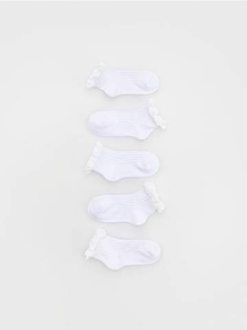 Reserved - GIRLS` SOCKS MULTI - білий - 663EB-00X Reserved - GIRLS` SOCKS MULTI - білий - 663EB-00X