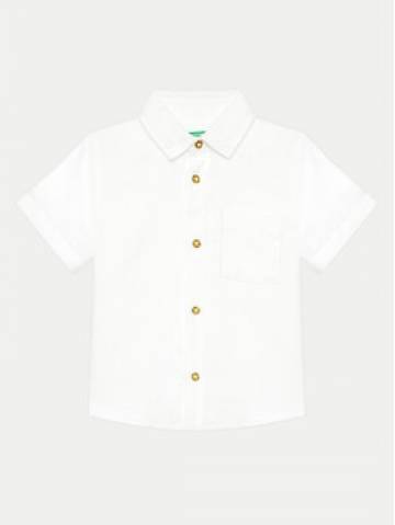 United Colors Of Benetton Сорочка 5OK4GQ01K Білий Regular Fit United Colors Of Benetton Сорочка 5OK4GQ01K Білий Regular Fit