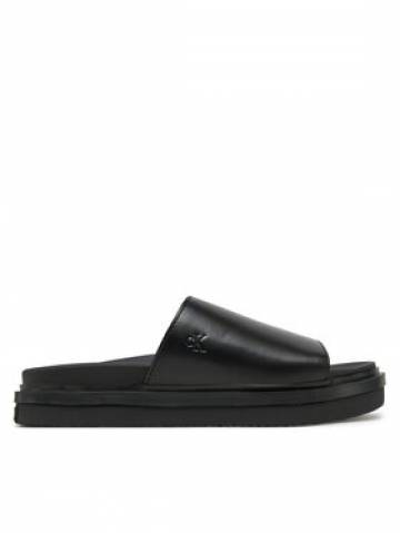Calvin Klein Jeans Шльопанці Flat Molded Sandal Slide YW0YW01710 Чорний Calvin Klein Jeans Шльопанці Flat Molded Sandal Slide YW0YW01710 Чорний