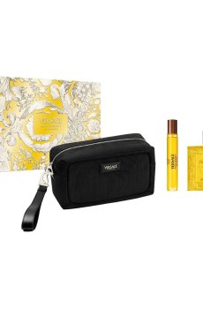 Парфюмированный набор мужской Versace Eros Energy Set (парфюмированная вода, 100 мл + парфюмированная вода, 10 мл + косметичка)