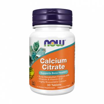 Кальция цитрат NOW Foods Calcium Citrate, 30 таблеток Кальция цитрат NOW Foods Calcium Citrate, 30 таблеток