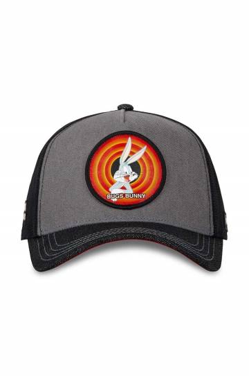 Кепка Capslab x Looney Tunes цвет серый с аппликацией CL/LOO10/1/PCT/VBU Кепка Capslab x Looney Tunes цвет серый с аппликацией CL/LOO10/1/PCT/VBU