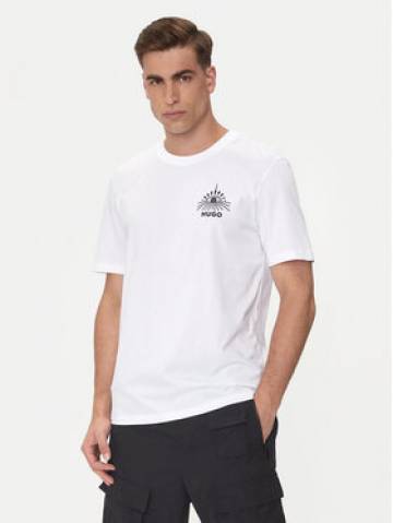 Hugo Футболка Dedico 50513828 Білий Regular Fit Hugo Футболка Dedico 50513828 Білий Regular Fit