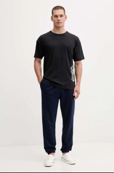 Хлопковая футболка HUGO T-shirt SILVER