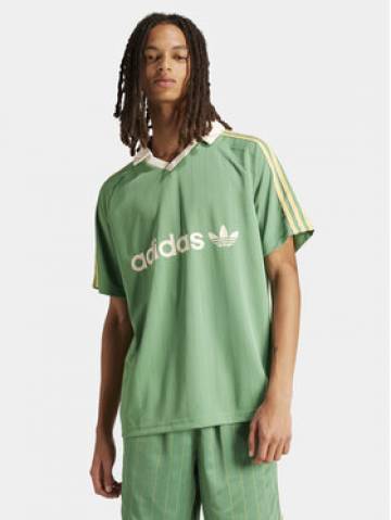 adidas Поло Pinstripe IR9381 Зелений Regular Fit adidas Поло Pinstripe IR9381 Зелений Regular Fit