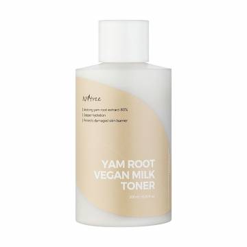Увлажняющий тонер для лица IsNtree Yam Root Vegan Milk Toner с корнем дикого ямса, 200 мл Увлажняющий тонер для лица IsNtree Yam Root Vegan Milk Toner с корнем дикого ямса, 200 мл