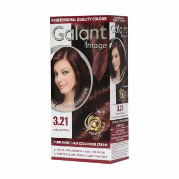 Крем-краска для волос Galant Image Permanent Hair Colouring Cream 3.21 Черная вишня, 115 мл Крем-краска для волос Galant Image Permanent Hair Colouring Cream 3.21 Черная вишня, 115 мл