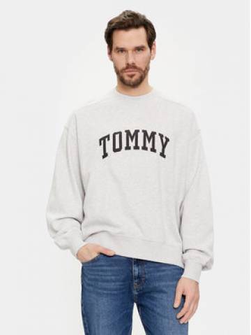 Tommy Jeans Світшот Varsity DM0DM18386 Сірий Boxy Fit Tommy Jeans Світшот Varsity DM0DM18386 Сірий Boxy Fit