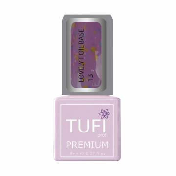 База для гель-лака Tufi Profi Premium Lovely Foil Base с фольгой, 13 Лавандовый мусс, 8 мл База для гель-лака Tufi Profi Premium Lovely Foil Base с фольгой, 13 Лавандовый мусс, 8 мл