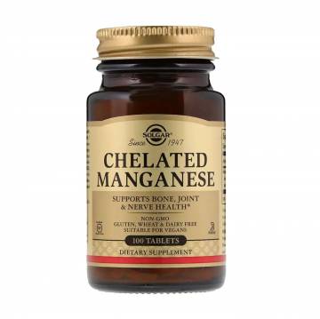 Марганец Solga Chelated Manganese, 100 таблеток Марганец Solga Chelated Manganese, 100 таблеток