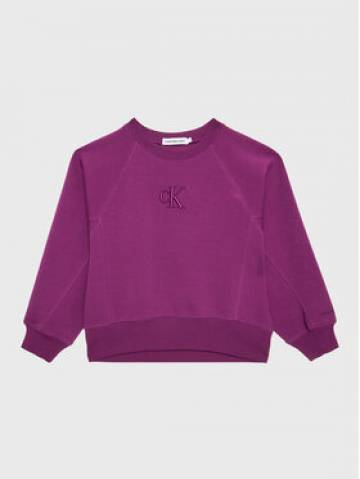 Calvin Klein Jeans Світшот Emroidery IG0IG02004 Фіолетовий Relaxed Fit Calvin Klein Jeans Світшот Emroidery IG0IG02004 Фіолетовий Relaxed Fit