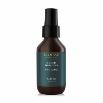 Питательное сухое масло Mamash Rich Oils Therapy Silk для сияния и блеска волос, с ценными маслами, 100 мл Питательное сухое масло Mamash Rich Oils Therapy Silk для сияния и блеска волос, с ценными маслами, 100 мл