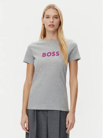 BOSS Футболка C_Elogo_5 50501139 Сірий Regular Fit BOSS Футболка C_Elogo_5 50501139 Сірий Regular Fit