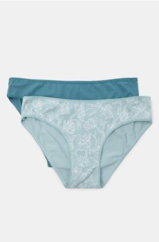 Бавовняні трусики, 2 пари - різнобарвний