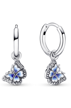 Сережки "Блакитні метелики"