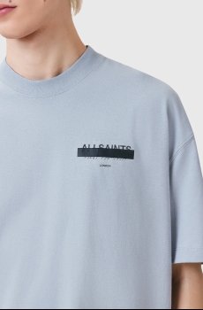 Хлопковая футболка AllSaints REDACT SS CREW