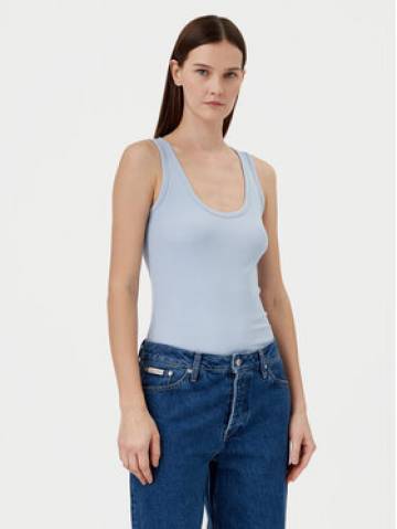 Calvin Klein Топ K20K208246 Голубий Slim Fit Calvin Klein Топ K20K208246 Голубий Slim Fit
