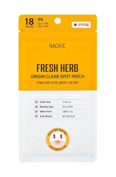Патчи для лица Nacific Fresh Herb Origin Clear Spot Patch против воспалений, 18 шт