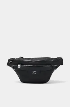 Мужская черная поясная сумка Черный ONESIZE HUGO 8567
