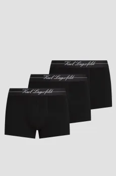 Мужские черные боксеры (3 шт) Черный S Karl Lagerfeld A1M47089;999