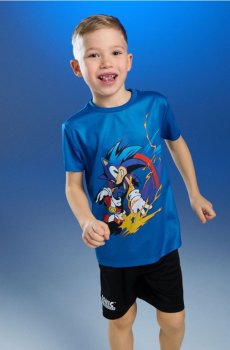 Комплект із футболки з шортами Sonic the Hedgehog - різнобарвний