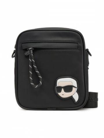 KARL LAGERFELD Плоска сумка A1M30402 Чорний KARL LAGERFELD Плоска сумка A1M30402 Чорний