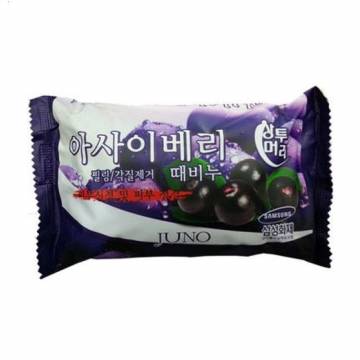 Твердое мыло-пилинг для лица Juno Acai Berry с экстрактом ягод асаи, 150 г Твердое мыло-пилинг для лица Juno Acai Berry с экстрактом ягод асаи, 150 г