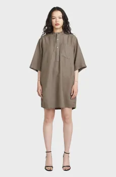 Женское коричневое платье Shirt Коричневый L G-Star RAW D28402,E393