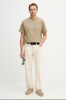 Хлопковая футболка Guess