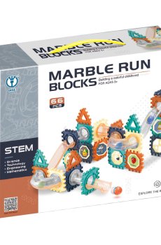 Детский двухэтажный конструктор-трек MingBO с шариком, от 3 лет (8900)