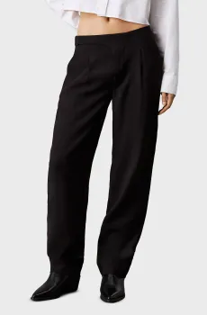 Женские черные брюки VISCOSE RAYON EASY PANT Черный 26 Calvin Klein Jeans J20J224846