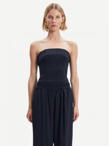 Samsøe Samsøe Топ Elin F23100177 Чорний Slim Fit Samsøe Samsøe Топ Elin F23100177 Чорний Slim Fit