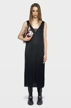 Женский черный сарафан Renzo Черный XS ZADIG&VOLTAIRE WWDR02668_BLACK