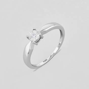 Золотое кольцо Minimal к132-2б-бр-б-17.5-др 17.5 Золотое кольцо Minimal к132-2б-бр-б-17.5-др 17.5